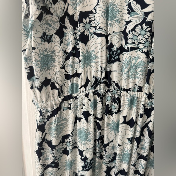 Time and Tru Blue Floral Dress 💙 Size 22/XXXL 🩵 NEW WITH TAGS - Picture 12 of 13
